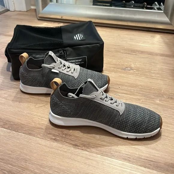 NEW - TRUE Linkswear All Day Knit II Cobblestone Spikeless Golf Shoes Size 9.5