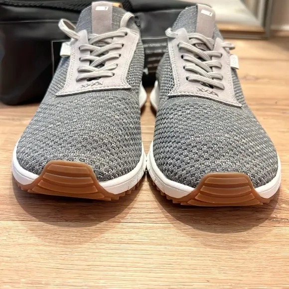 NEW - TRUE Linkswear All Day Knit II Cobblestone Spikeless Golf Shoes Size 9.5
