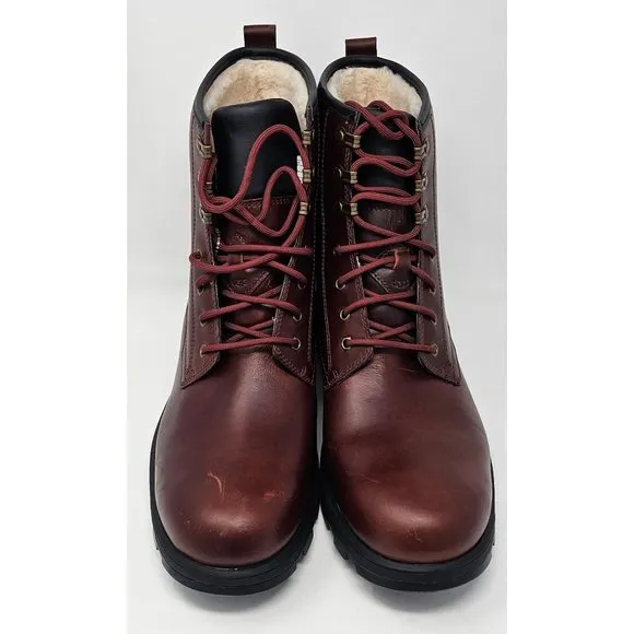 NEW!! UGG Men's Kirkson Fashion Boot Cordovan‎ Leather Size 14