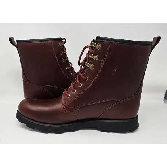 NEW!! UGG Men's Kirkson Fashion Boot Cordovan‎ Leather Size 14