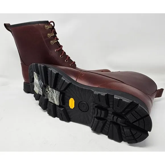 NEW!! UGG Men's Kirkson Fashion Boot Cordovan‎ Leather Size 14