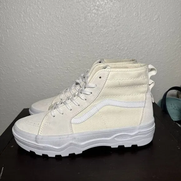 New VANS Sentry WaffleCup Pastel Pop Ladys 10 M High Top Suede Sneakers MSRP $98