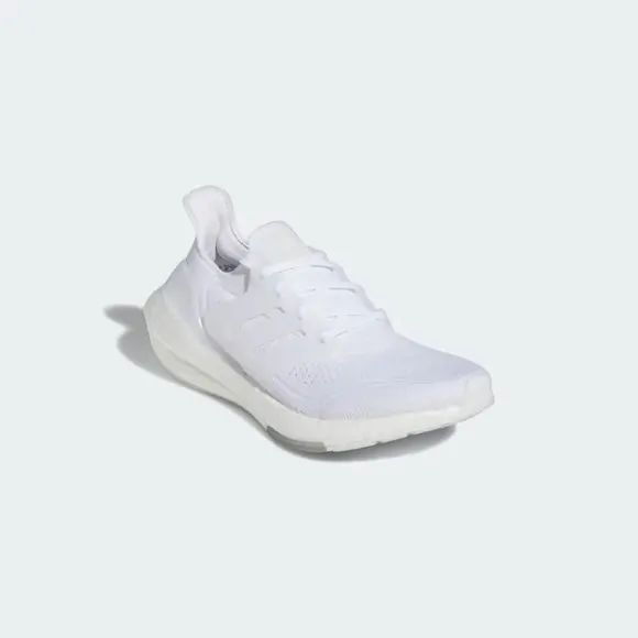 [NEW] Women's adidas UltraBoost 21 Running Shoes White Size 10 FY0403