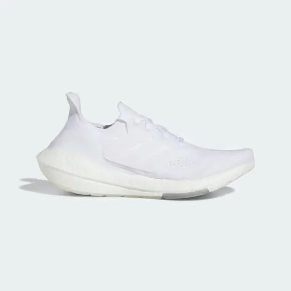 [NEW] Women's adidas UltraBoost 21 Running Shoes White Size 10 FY0403