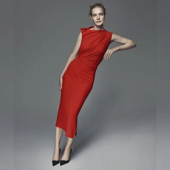 NEW ZARA LEATHER HEELED SHOES NARCISO RODRIGUEZ ZARA