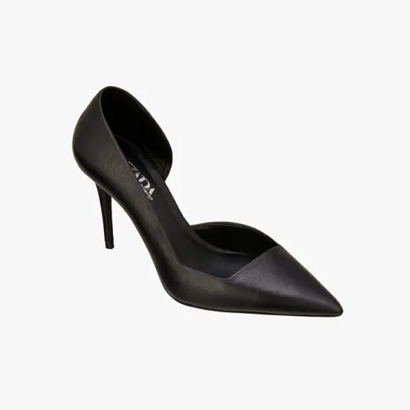 NEW ZARA LEATHER HEELED SHOES NARCISO RODRIGUEZ ZARA