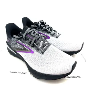 NIB Brooks Women's Launch GTS 10 Running Shoes - Black, White and Violet 7M
