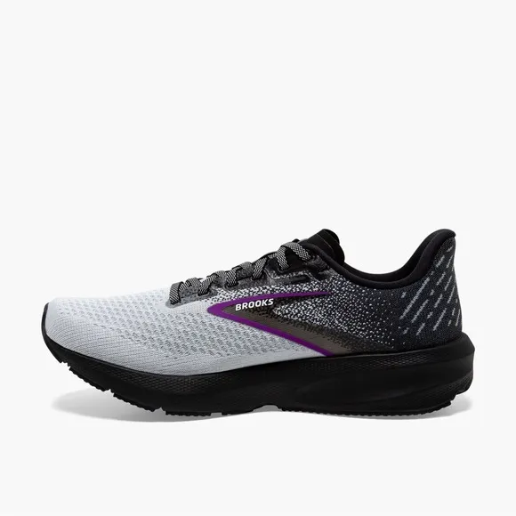 NIB Brooks Women's Launch GTS 10 Running Shoes - Black, White and Violet 7M