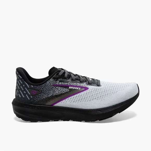 NIB Brooks Women's Launch GTS 10 Running Shoes - Black, White and Violet 7M
