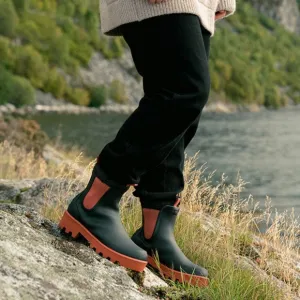 NIB COUGAR Waterproof Rubber Rain Boots Ignite Shoes Pullon Boot