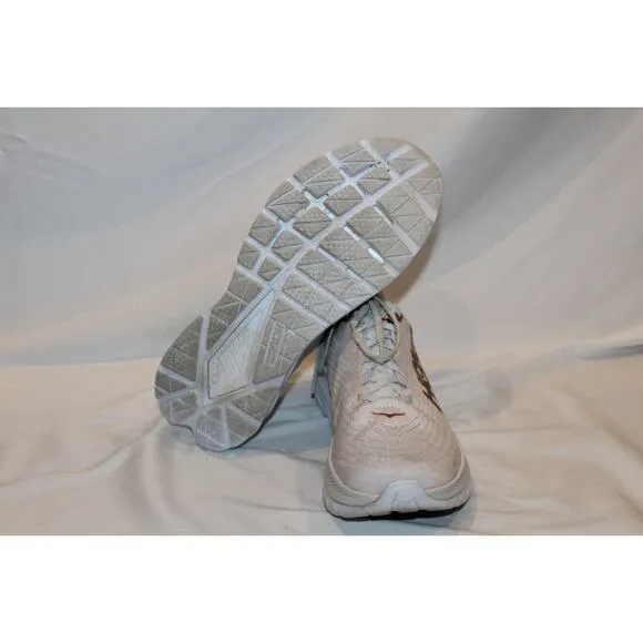NIB‎ Hoka One One Men's Bondi 8 Running Shoes WBLC WHITE GOLD