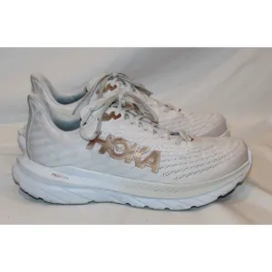 NIB‎ Hoka One One Men's Bondi 8 Running Shoes WBLC WHITE GOLD