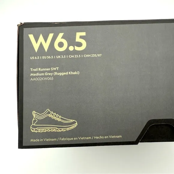 NIB New NWT Allbirds Womens Trail Runners SWT Size 6.5 Shoes Hike Active Walking