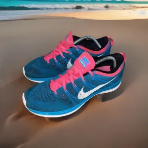 Nike 554887-414 Flyknit Lunar 1 Men's Running Shoes Size 11 Gym CrossFit Rare