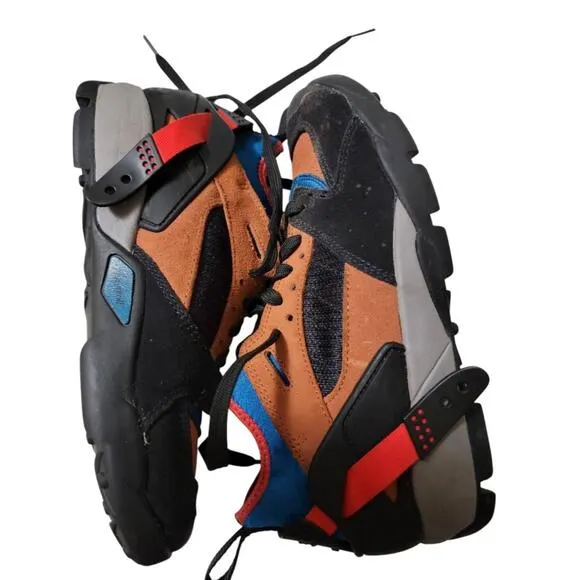 Nike A20175-009 Black Blue Brown Sneaker Nike Air Huarache Athletic