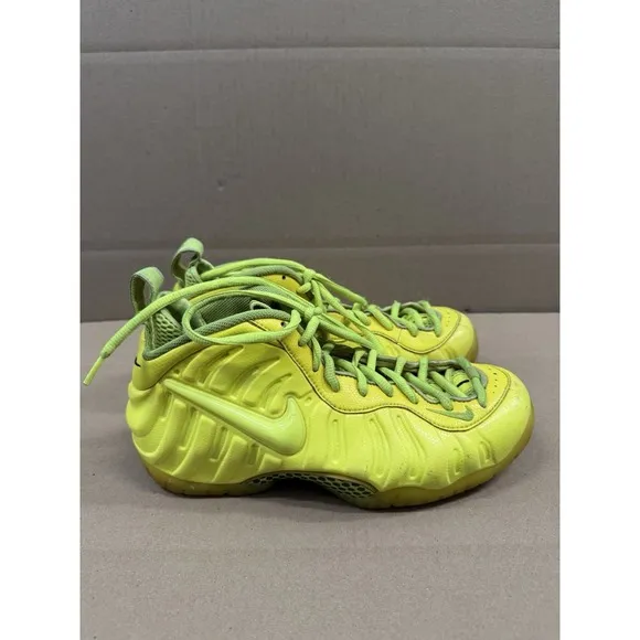 Nike Air Foamposite Pro Volt 2014 Neon Size 8.5 Sneakers Shoes 624041-700