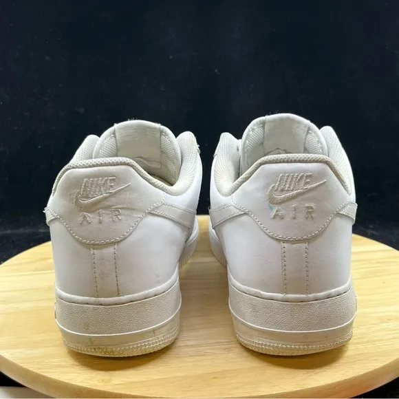 Nike Air Force 1 '07 Low Triple White All White Sneakers 315122-111 Men's 13