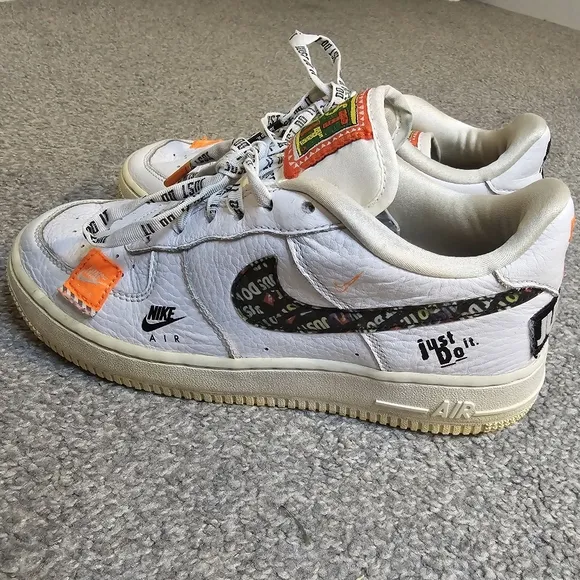 Nike Air Force 1 Low '07 Premium Just Do It 2018 Size 5Y Streetwear Unique