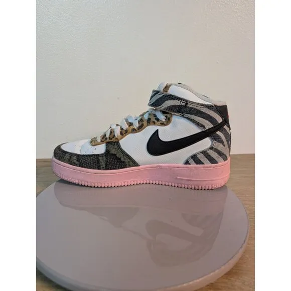 Nike Air Force 1 Mid '07 Tunnel Womens Sz 8.5 Athletic Shoes Sneakers DZ4841-100