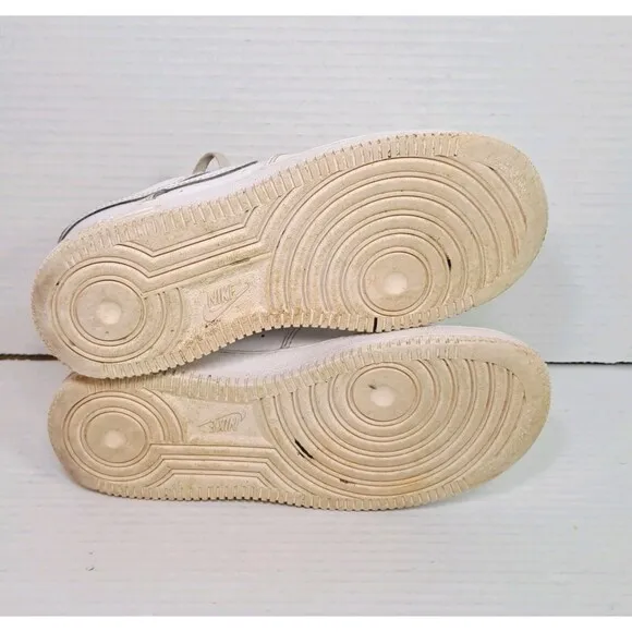 Nike Air Force 1 Shoes Kids Size 3Y White on White AF1 DH2925-111 Youth Sneakers