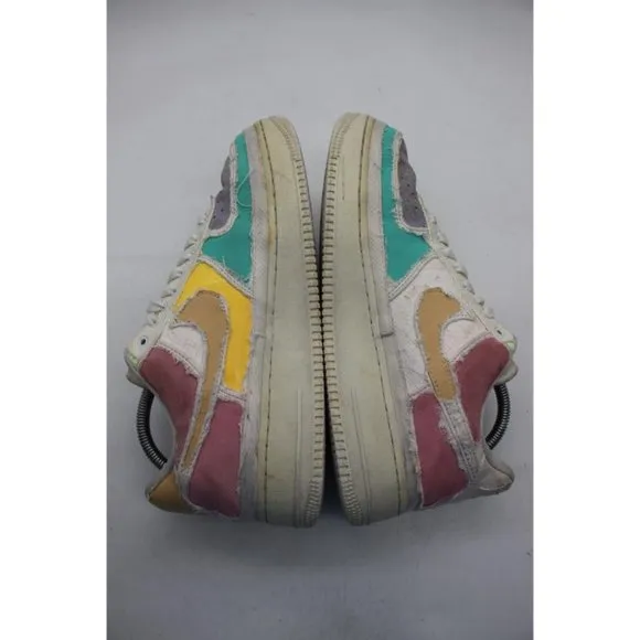 Nike Air Force 1 Women's Size 10.5 Low Pastel Reveal Peel Off Arctic Punch Shoes