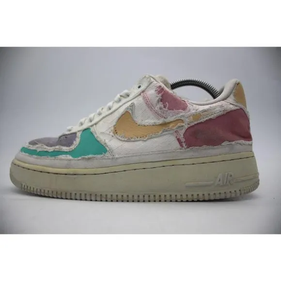 Nike Air Force 1 Women's Size 10.5 Low Pastel Reveal Peel Off Arctic Punch Shoes