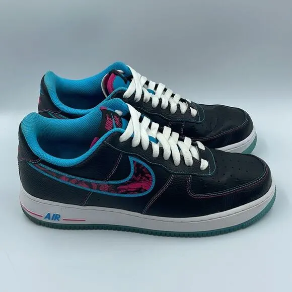 Nike Air Force 1s ‘07 LV8 Miami Nights Shoes DD9183-001 Men’s Sz 10