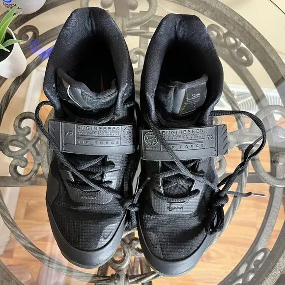 Nike Air Force Max Black Anthracite AR0974-003 Basketball Shoes Sneakers Men 8.5