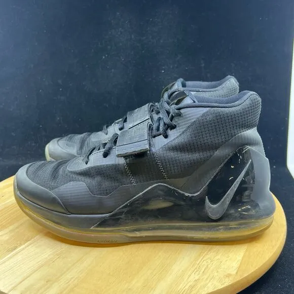 Nike Air Force Max Black /Black-Anthra Basketball Shoes AR0974-003 Men's Size 9