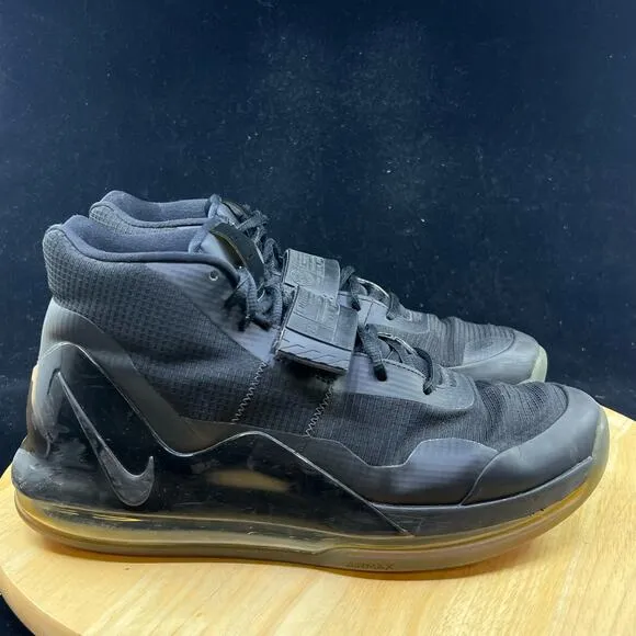 Nike Air Force Max Black /Black-Anthra Basketball Shoes AR0974-003 Men's Size 9