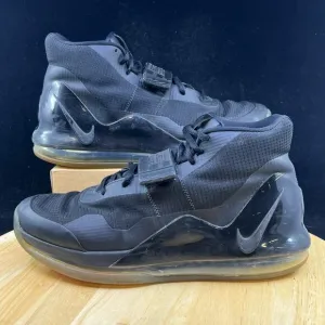 Nike Air Force Max Black /Black-Anthra Basketball Shoes AR0974-003 Men's Size 9