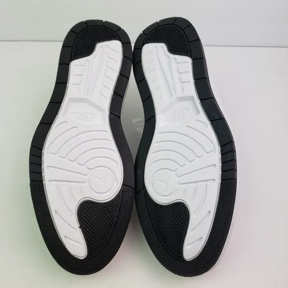 Nike Air Jordan 1 Elevate Low SE Metallic Silver Toe Womens Size 12 Black Shoes