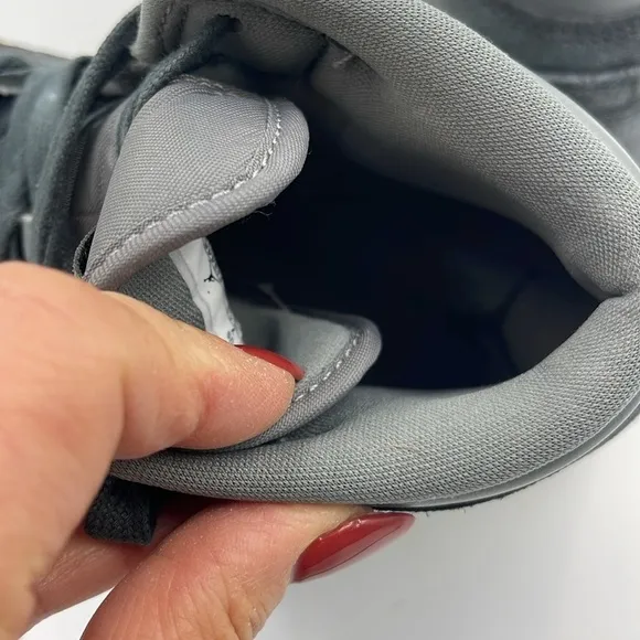 Nike Air Jordan 1 Mid SE Women's Shoes Smoke Grey/Sail/Off NoirSize 7