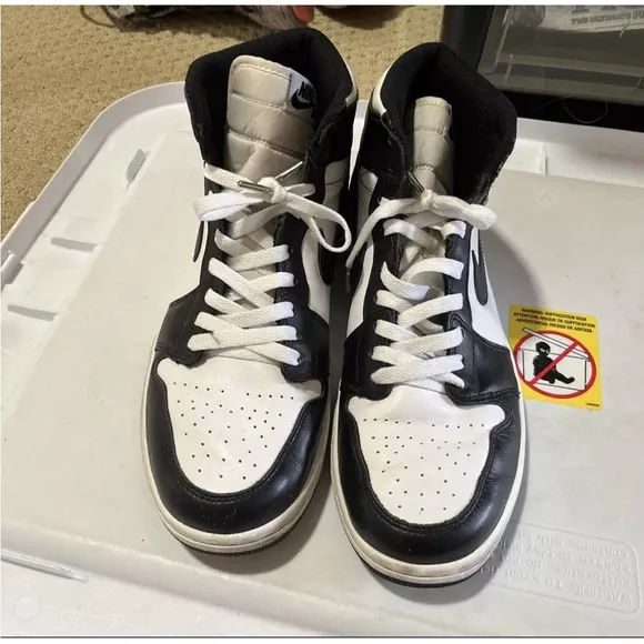Nike Air Jordan 1 Retro OG Black White size 10 555088-010 OG I Retro Panda 2014
