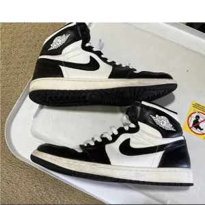 Nike Air Jordan 1 Retro OG Black White size 10 555088-010 OG I Retro Panda 2014