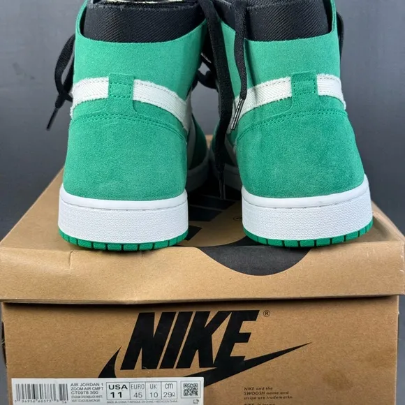 Nike Air Jordan 1 Zoom Comfort 'Stadium Green' athletic sneaker shoes men’s 11
