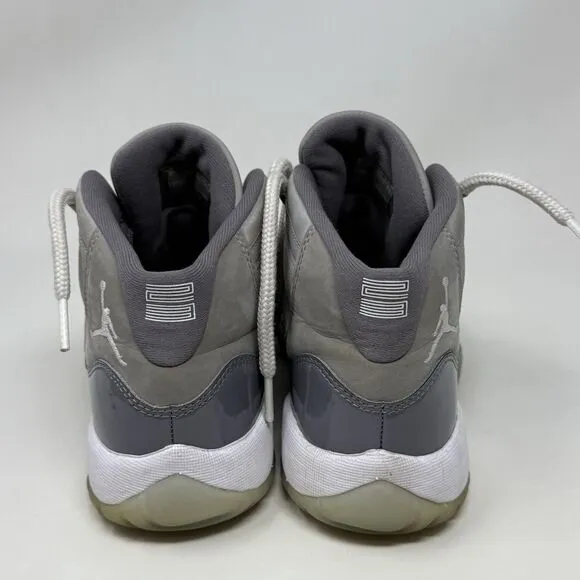 Nike Air Jordan 11 Retro GS Cool Gray Sneakers Youth Size 4.5 Shoes 378038-005