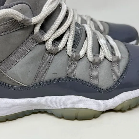 Nike Air Jordan 11 Retro GS Cool Gray Sneakers Youth Size 4.5 Shoes 378038-005