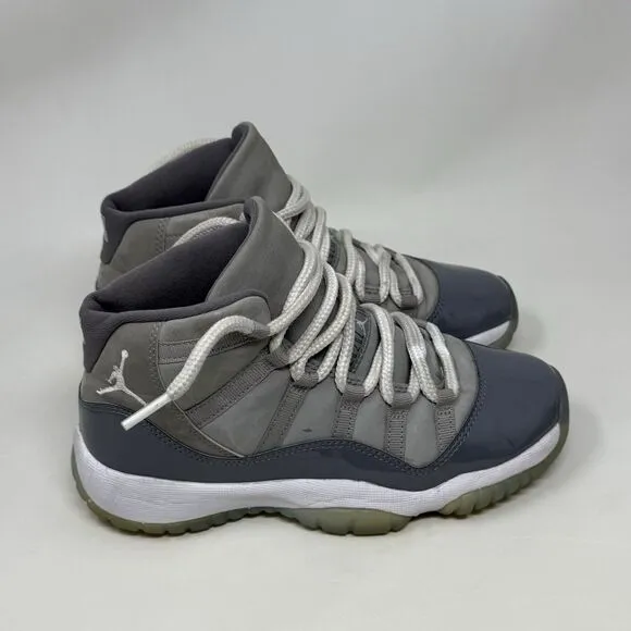 Nike Air Jordan 11 Retro GS Cool Gray Sneakers Youth Size 4.5 Shoes 378038-005
