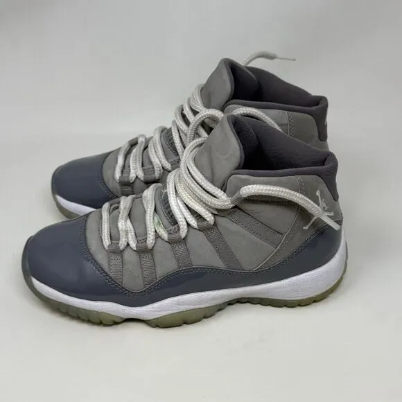 Nike Air Jordan 11 Retro GS Cool Gray Sneakers Youth Size 4.5 Shoes 378038-005