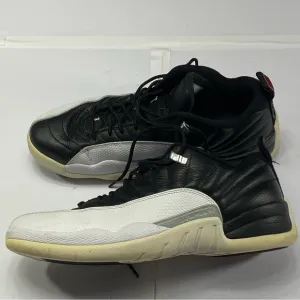 NIKE Air Jordan 12 Retro Low 308317– 004 Playoff Black White Red Men’s 11