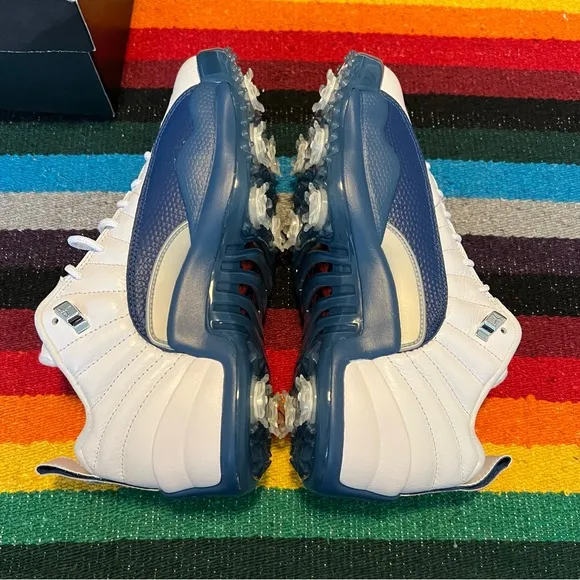 Nike Air Jordan 12 XII Low Golf Shoes French Blue Size 7.5 men’s NIB NWT