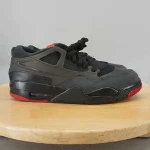 Nike Air Jordan 4 RM Mens Size 11 Shoes Bred Black Anthracite Red Sneakers Low