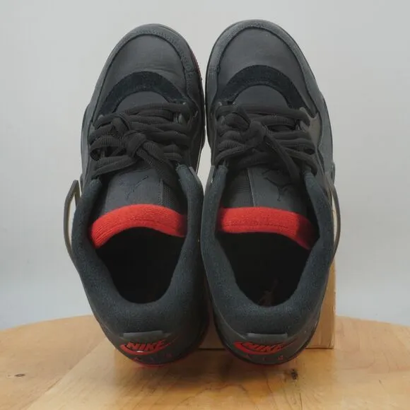 Nike Air Jordan 4 RM Mens Size 11 Shoes Bred Black Anthracite Red Sneakers Low