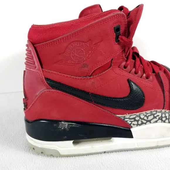 Nike Air Jordan Legacy 312 AV3922-601 Red Basketball Sneakers Shoes Mens Size 12