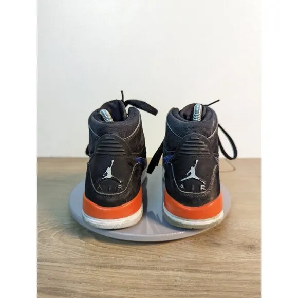 Nike Air Jordan Legacy 312 “Knicks” Black Orange Blue Kid Size 5.5y AT4040-048