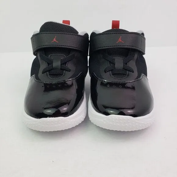 Nike Air Jordan Stay Loyal 3 TD Toddler Size 9c Black Varsity Red Sneaker Shoes