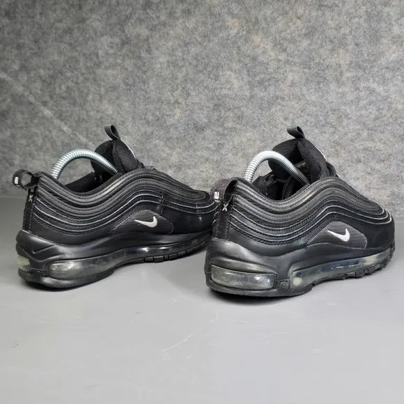 Nike Air Max 97 GS Triple Black Anthracite Size 4Y 921522 011
