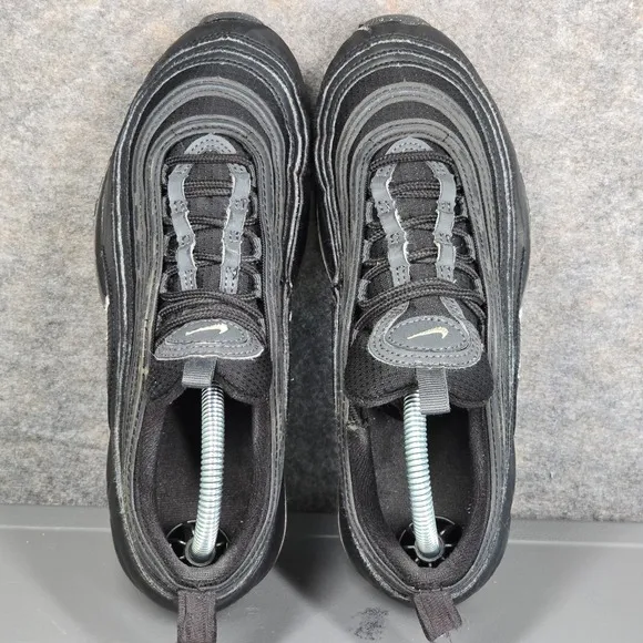 Nike Air Max 97 GS Triple Black Anthracite Size 4Y 921522 011