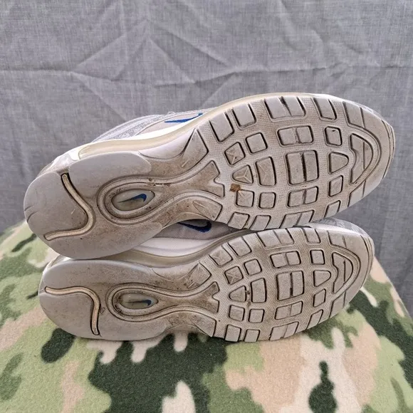 Nike Air Max 97 Wolf Grey Low Top Reflective Running Shoes BQ3165-001 SZ 8